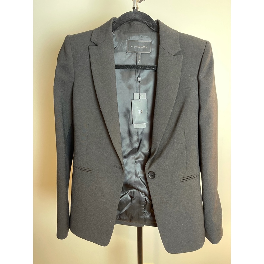 BCBG Maxazria Blazer Black XXS NWT